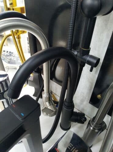 Mətbəx üçün qarışdırıcı kranlar dəsti - Müasir dizayn: mat qara və lalafo.az -da Mətbəx üçün qarışdırıcı kranlar dəsti - Müasir dizayn: mat qara və