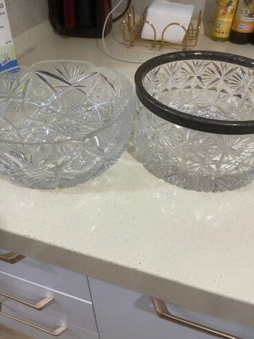 Ikisi birlikde 25 azn,xrustal Kəsmə naxışlı şüşə qablar dəsti - 2 lalafo.az -da Ikisi birlikde 25 azn,xrustal Kəsmə naxışlı şüşə qablar dəsti - 2