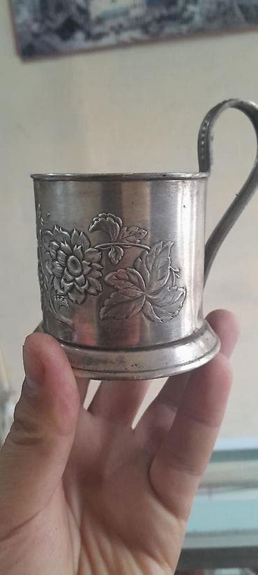 Metaldan hazırlanmış fincan altlığı/dəmiryol stəkan tuturucu - lalafo.az -da Metaldan hazırlanmış fincan altlığı/dəmiryol stəkan tuturucu -