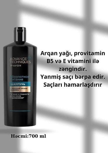 Saç şampunu, Avon, Quru və qırılan saçlar üçün lalafo.az -da Saç şampunu, Avon, Quru və qırılan saçlar üçün