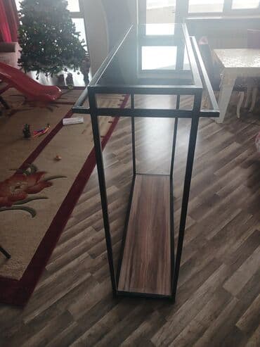 Asılqan mağaza üçün əlverişlidi Metall karkaslı konsol/servis masası lalafo.az -da — 2 Asılqan mağaza üçün əlverişlidi Metall karkaslı konsol/servis masası — 2