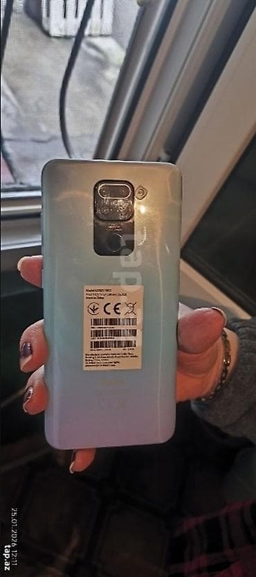 Redmi Note 9, 64 ГБ, цвет - Голубой, Отпечаток пальца at lalafo.az Redmi Note 9, 64 ГБ, цвет - Голубой, Отпечаток пальца