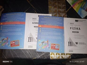 DİM “Abituriyent” 2023 Test Toplusu – II hissə Satılır: - Fizika 2023 lalafo.az -da DİM “Abituriyent” 2023 Test Toplusu – II hissə Satılır: - Fizika 2023