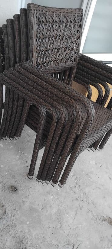 Rattan tərzli açıq hava kresloları - Material: sintetik rattan lalafo.az -da Rattan tərzli açıq hava kresloları - Material: sintetik rattan