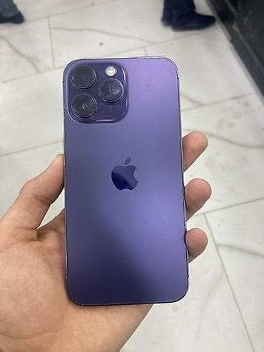 IPhone 14 Pro Max, 128 GB, Deep Purple, Face ID lalafo.az -da IPhone 14 Pro Max, 128 GB, Deep Purple, Face ID