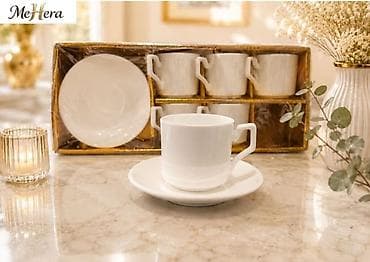 Çay dəsti, rəng - Ağ, Keramika, 6 nəfərlik lalafo.az -da Çay dəsti, rəng - Ağ, Keramika, 6 nəfərlik
