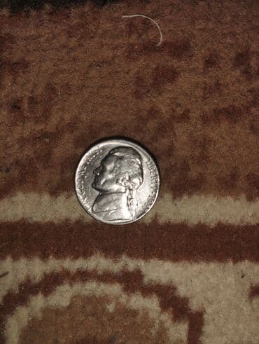 ABŞ 5 sentlik sikkə – “Jefferson Nickel” Xüsusiyyətlər: - Nominal: 5 lalafo.az -da ABŞ 5 sentlik sikkə – “Jefferson Nickel” Xüsusiyyətlər: - Nominal: 5