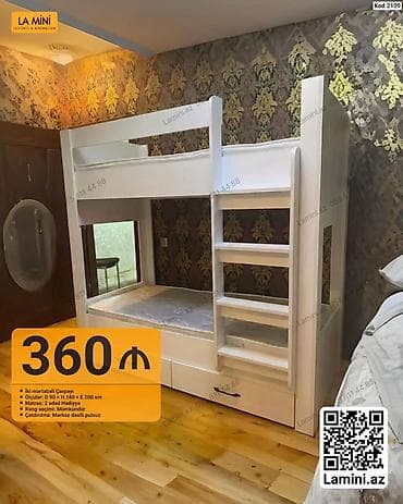İki mərtəbəli çarpayı – uşaqlar və yeniyetmələr üçün rahat və at lalafo.az İki mərtəbəli çarpayı – uşaqlar və yeniyetmələr üçün rahat və