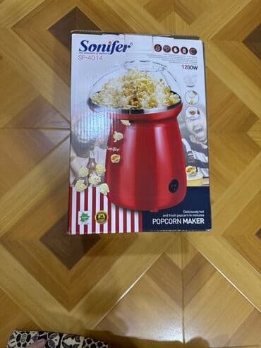 Sonifer SF-4014 Popcorn Maker - Güc: 1200W - Rəng: qırmızı - Sürətli lalafo.az -da Sonifer SF-4014 Popcorn Maker - Güc: 1200W - Rəng: qırmızı - Sürətli