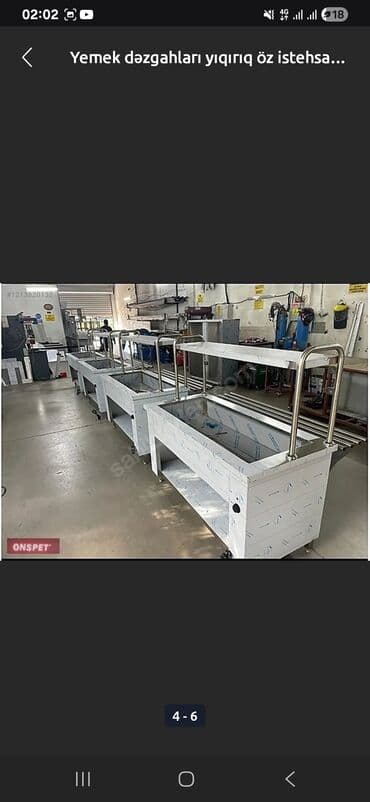 Paslanmayan poladdan hazırlanmış bu kommersiya qida dəzgahı, müxtəlif lalafo.az -da Paslanmayan poladdan hazırlanmış bu kommersiya qida dəzgahı, müxtəlif