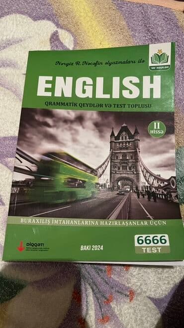 Məhsul: “English – Qrammatik Qeydlər və Test Toplusu” (II hissə) lalafo.az -da Məhsul: “English – Qrammatik Qeydlər və Test Toplusu” (II hissə)
