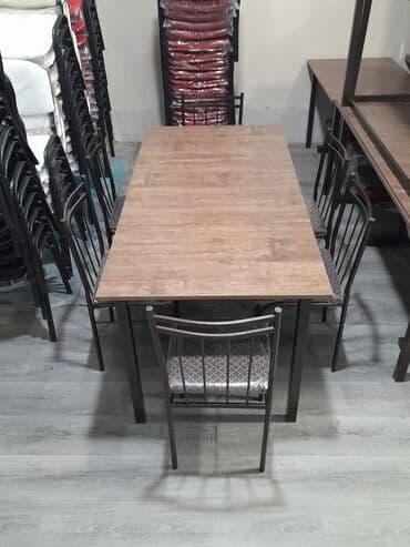 Qonaq otağı üçün, Yeni, Açılmayan, Dördbucaq masa, 6 stul lalafo.az -da Qonaq otağı üçün, Yeni, Açılmayan, Dördbucaq masa, 6 stul