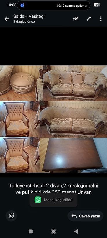 Turkiye istehsali 2 divan,2 kreslo,jurnalni ve pufik birlikde 350 at lalafo.az Turkiye istehsali 2 divan,2 kreslo,jurnalni ve pufik birlikde 350