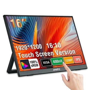 Anmite 16” Sensorlu Portativ Monitor – Full HD, Touch Screen Notebook lalafo.az -da Anmite 16” Sensorlu Portativ Monitor – Full HD, Touch Screen Notebook