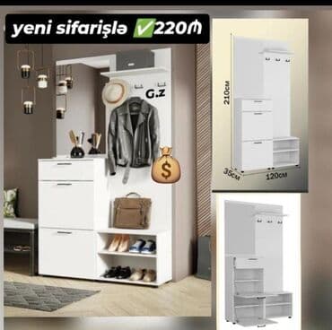 Yeni, Açılan, Düz dolab, Dəhliz dolabı lalafo.az -da Yeni, Açılan, Düz dolab, Dəhliz dolabı