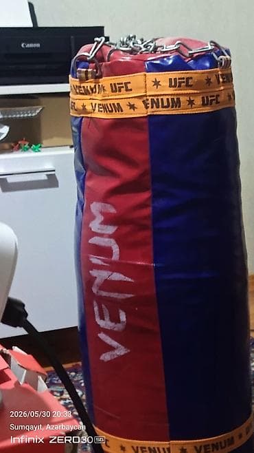 Boks kisəsi – Venum/UFC üslubunda - Asılqan zəncir və metal lalafo.az -da Boks kisəsi – Venum/UFC üslubunda - Asılqan zəncir və metal