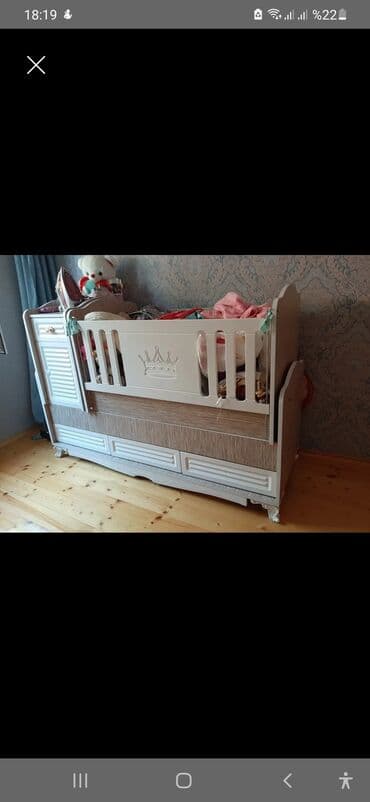 Oğlan və qız üçün, Dördbucaq, Beşik, Dəstsiz, Matrassız, Yellənmə mexanizm ilə lalafo.az -da Oğlan və qız üçün, Dördbucaq, Beşik, Dəstsiz, Matrassız, Yellənmə mexanizm ilə