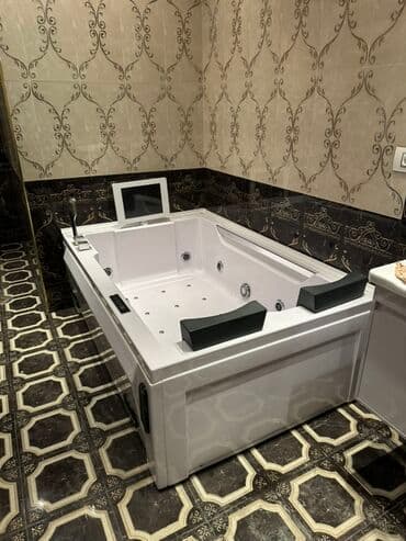 Джакузи ванны: Hidromasajlı iki nəfərlik vanna - Geniş ölçülü akril korpus, rahat at lalafo.az — 8 Джакузи ванны: Hidromasajlı iki nəfərlik vanna - Geniş ölçülü akril korpus, rahat — 8