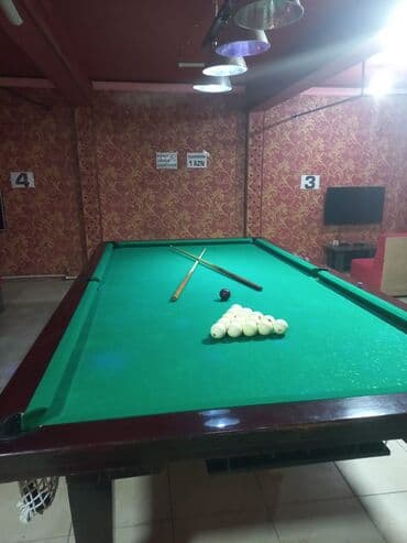 Bilardo masası və istirahət guşəsi - Klassik ölçülü bilardo masası lalafo.az -da Bilardo masası və istirahət guşəsi - Klassik ölçülü bilardo masası