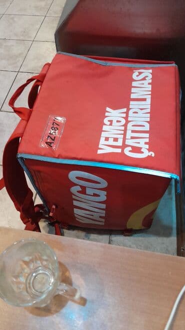 Yemək çatdırılması üçün termal çanta – Yango brendi - Tip: Kürək üçün lalafo.az -da Yemək çatdırılması üçün termal çanta – Yango brendi - Tip: Kürək üçün