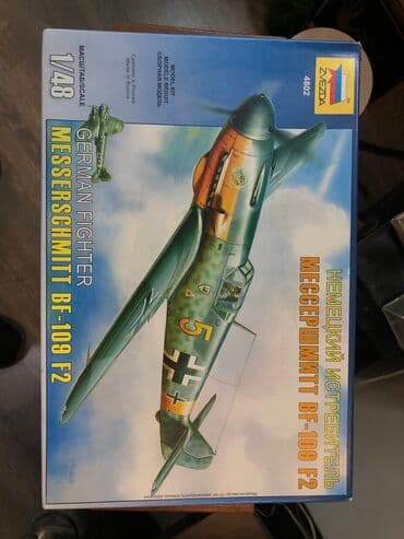 “MESSERSCHMITT BF-109 F2” масштаб 1/48 Сборная модель конструктора lalafo.az -da “MESSERSCHMITT BF-109 F2” масштаб 1/48 Сборная модель конструктора