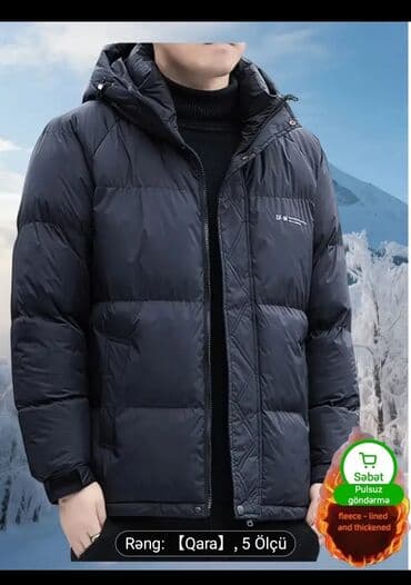 Плащи: Kişi üçün qışlıq kurtka yenidir Endirim olacağ: - Rəng: Qara ölçü-m at lalafo.az — 1 Плащи: Kişi üçün qışlıq kurtka yenidir Endirim olacağ: - Rəng: Qara ölçü-m — 1