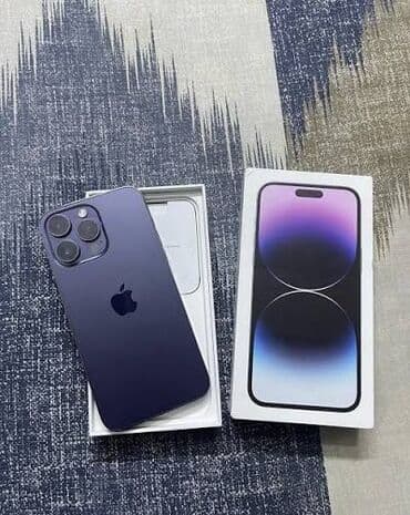 IPhone 14 Pro, 256 GB, Deep Purple, Face ID lalafo.az -da IPhone 14 Pro, 256 GB, Deep Purple, Face ID