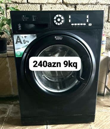 Paltaryuyan maşın Hotpoint Ariston, 9 kq, Avtomat, Qurutmasız lalafo.az -da Paltaryuyan maşın Hotpoint Ariston, 9 kq, Avtomat, Qurutmasız
