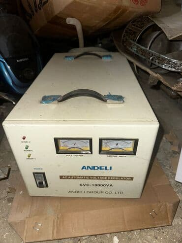 Məhsul: ANDELI SVC-10000VA – AC Automatic Voltage Regulator lalafo.az -da Məhsul: ANDELI SVC-10000VA – AC Automatic Voltage Regulator
