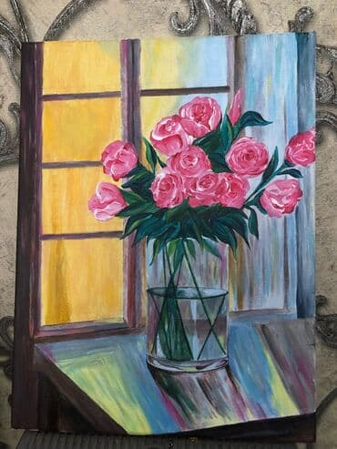 "Güllər"
30x40 ölçüdə kətan üzərində akril boya ilə işlənmişdir🎀 lalafo.az -da "Güllər"
30x40 ölçüdə kətan üzərində akril boya ilə işlənmişdir🎀