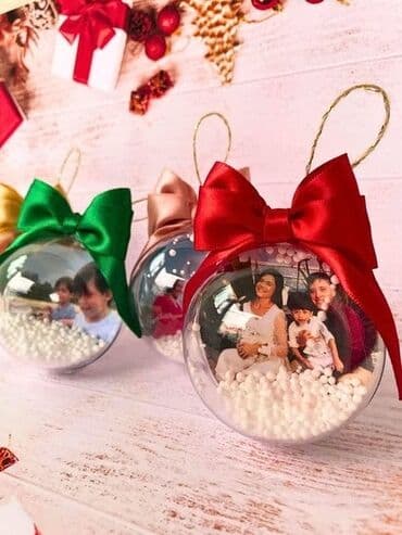 Şəxsi foto ilə Yeni il ağacı bəzəyi – şəffaf akril kürəcik - lalafo.az -da — 3 Şəxsi foto ilə Yeni il ağacı bəzəyi – şəffaf akril kürəcik - — 3