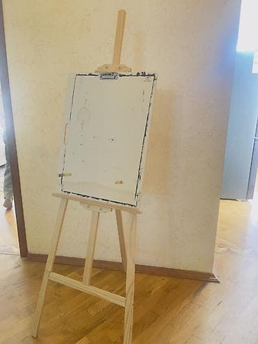 Taxta rəssam molberti və lövhə - Material: yüngül və möhkəm təbii lalafo.az -da Taxta rəssam molberti və lövhə - Material: yüngül və möhkəm təbii