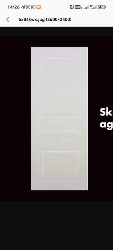 Потолок: Для спальни Новый Межкомнатная дверь 90х205 см С наличником, C гарантией, Платная установка, Бесплатная доставка, Платная доставка, Доставка в районы at lalafo.az — 20 Потолок: Для спальни Новый Межкомнатная дверь 90х205 см С наличником, C гарантией, Платная установка, Бесплатная доставка, Платная доставка, Доставка в районы — 20