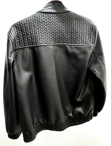 Qara dəri gödəkcə - Material: hamar qara süni/dəri görünüşlü lalafo.az -da Qara dəri gödəkcə - Material: hamar qara süni/dəri görünüşlü