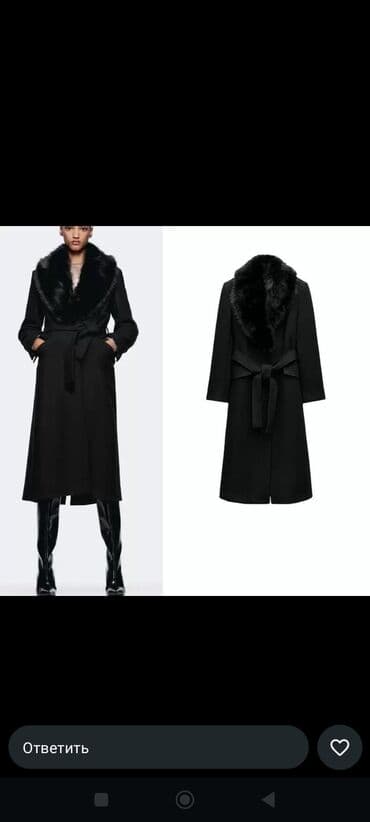 Palto, Zara, L, rəng - Qara lalafo.az -da Palto, Zara, L, rəng - Qara