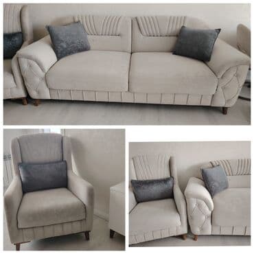 İşlənmiş, Divan, 2 kreslo, Bazasız, Açılmayan lalafo.az -da İşlənmiş, Divan, 2 kreslo, Bazasız, Açılmayan