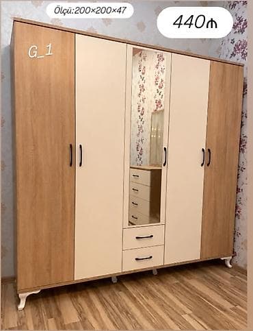 G_1 model dolab - Ölçü: 200 × 200 × 47 sm (şxhxd) - Qiymət: 440 ₼ lalafo.az -da G_1 model dolab - Ölçü: 200 × 200 × 47 sm (şxhxd) - Qiymət: 440 ₼