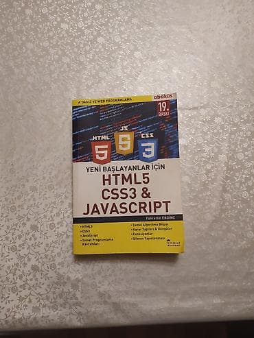 Məhsul: Kitab – “Yeni Başlayanlar üçün HTML5, CSS3 & JavaScript” lalafo.az -da Məhsul: Kitab – “Yeni Başlayanlar üçün HTML5, CSS3 & JavaScript”