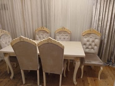 Qonaq otağı üçün, 6 stul lalafo.az -da — 5 Qonaq otağı üçün, 6 stul — 5