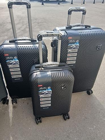 Billa sərt korpuslu çamadan dəsti - Material: 100% ABS, karbon lalafo.az -da Billa sərt korpuslu çamadan dəsti - Material: 100% ABS, karbon