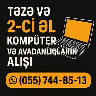 💻 Kompüter və avadanlıqların alışı! Təzə və 2-ci əl noutbuk, stolüstü lalafo.az -da 💻 Kompüter və avadanlıqların alışı! Təzə və 2-ci əl noutbuk, stolüstü