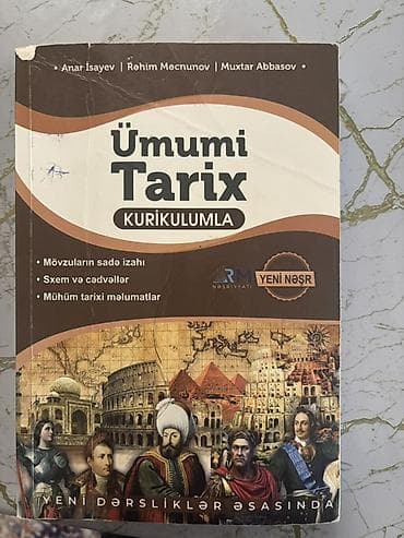 Məhsul: “Ümumi Tarix – Kurikulumla” (ARM Nəşriyyatı, “Yeni nəşr”) lalafo.az -da Məhsul: “Ümumi Tarix – Kurikulumla” (ARM Nəşriyyatı, “Yeni nəşr”)