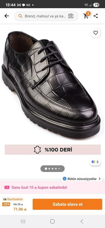 Məhsul: Kişi klassik ayaqqabısı - Material: 100% dəridir (40 dəridir) lalafo.az -da Məhsul: Kişi klassik ayaqqabısı - Material: 100% dəridir (40 dəridir)