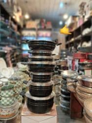 Saksofonlar: Qranit qab-qacaq dəsti – 6 parça (qapaqlarla) - Rənglər: qara və lalafo.az -da — 1 Saksofonlar: Qranit qab-qacaq dəsti – 6 parça (qapaqlarla) - Rənglər: qara və — 1