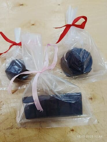 Hədiyyəlik əl işi sabun dəsti - Şəffaf sellofan paketlərdə, rəngli lalafo.az -da Hədiyyəlik əl işi sabun dəsti - Şəffaf sellofan paketlərdə, rəngli