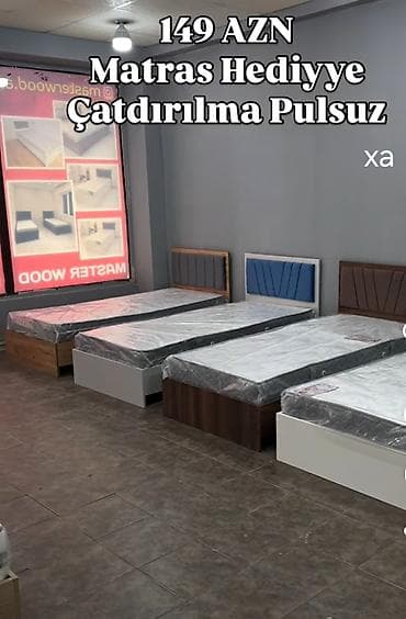 Tək nəfərlik çarpayılar – müxtəlif rəng və başlıq dizaynları • Alt lalafo.az -da Tək nəfərlik çarpayılar – müxtəlif rəng və başlıq dizaynları • Alt