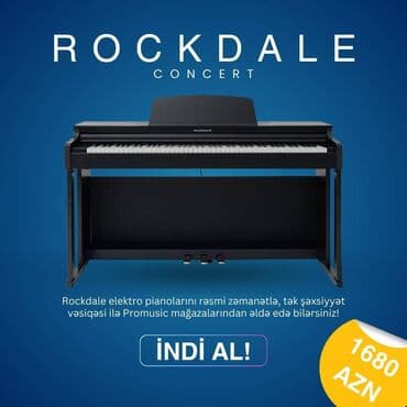 Piano, Rockdale, Rəqəmsal, Yeni, Ödənişli çatdırılma, Rayonlara çatdırılma lalafo.az -da Piano, Rockdale, Rəqəmsal, Yeni, Ödənişli çatdırılma, Rayonlara çatdırılma