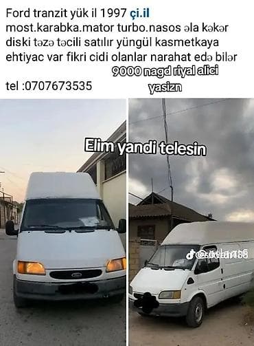 Ford Transit yük mikroavtobusu, 1997-ci il buraxılış. - Karobka lalafo.az -da Ford Transit yük mikroavtobusu, 1997-ci il buraxılış. - Karobka