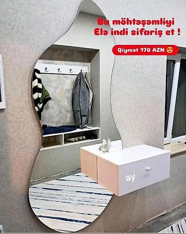 Güzgü Divar üçün, Dekorativ lalafo.az -da Güzgü Divar üçün, Dekorativ