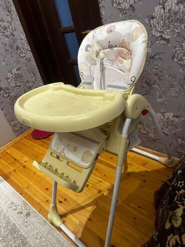 Uşaq yemək stulu - Rəng: krem-bej tonlarında - Yumşaq arxa dayağı lalafo.az -da Uşaq yemək stulu - Rəng: krem-bej tonlarında - Yumşaq arxa dayağı